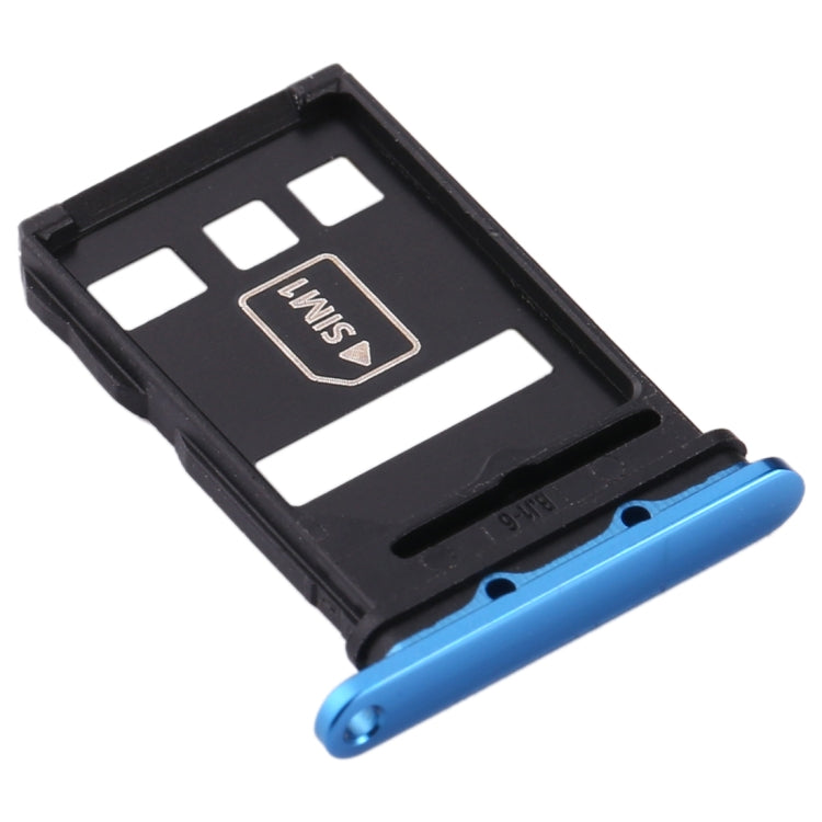 SIM Card Tray + NM Card Tray For Huawei P40 (Blue)