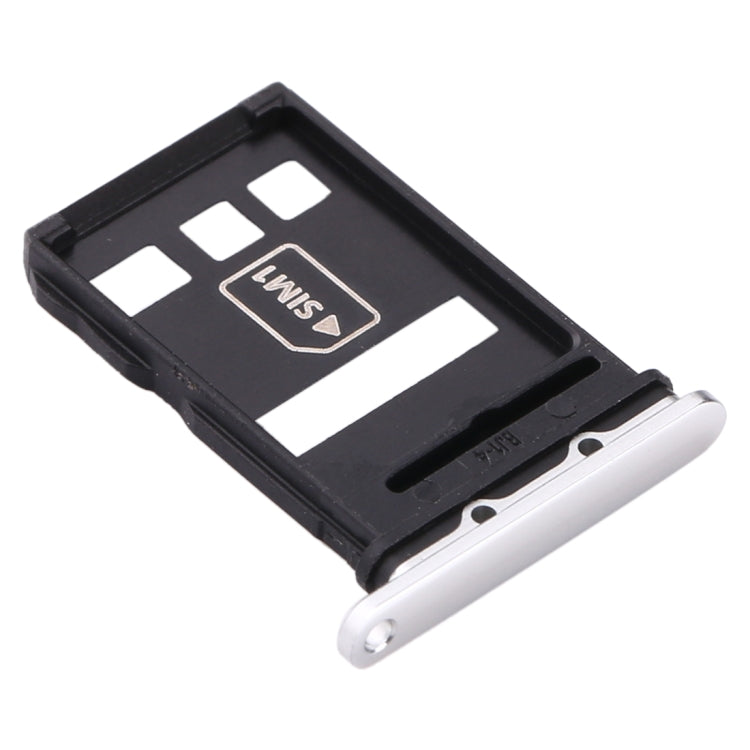 SIM Card Tray + NM Card Tray for Huawei P40 (Silver)