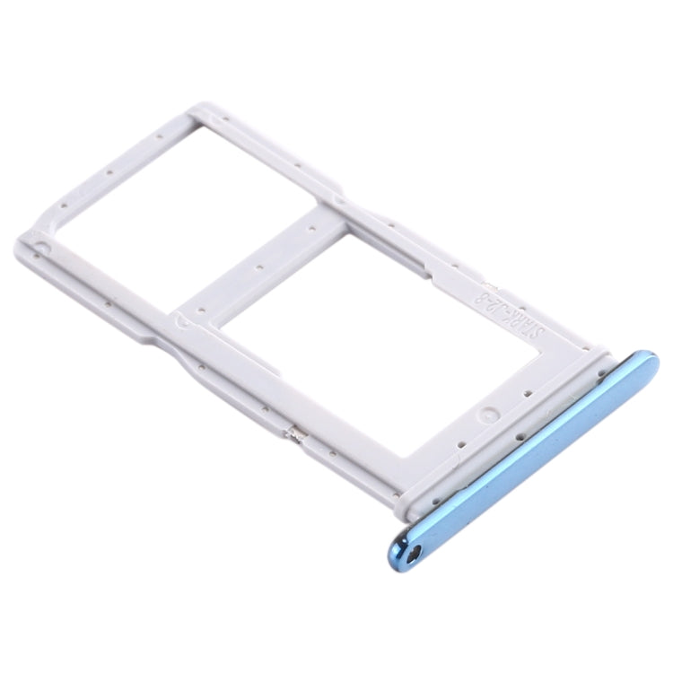 SIM Card Tray + SIM Card Tray / Micro SD Card Tray for Huawei Enjoy 10 Plus (Blue)