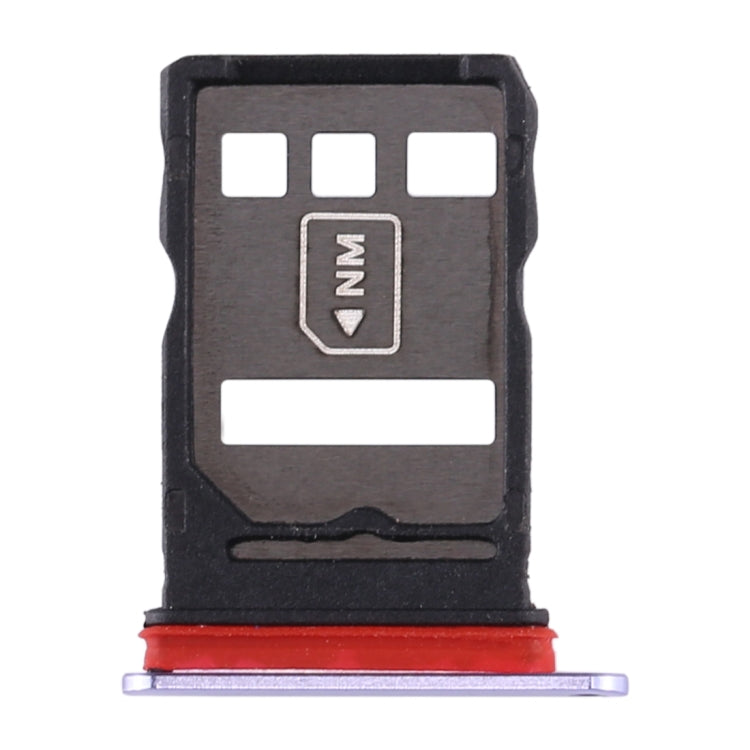 SIM Card Tray + NM Card Tray for Huawei Mate 30 (Light Purple)
