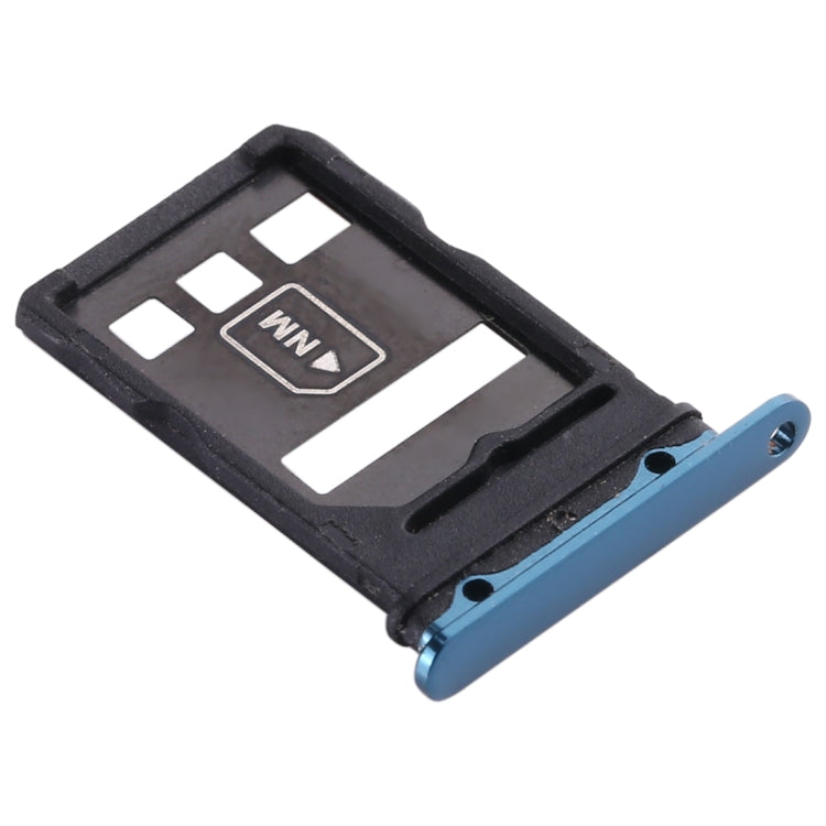 SIM Card Tray + NM Card Tray For Huawei Mate 30 (Blue)