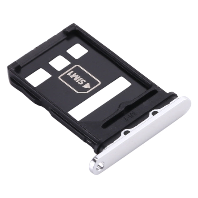 Plateau de carte SIM + plateau de carte NM pour Huawei P40 (blanc)