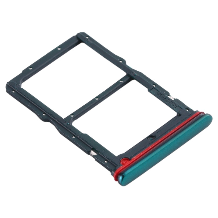 SIM Card Tray + NM Card Tray for Huawei Honor 30S / Nova 7 SE (Green)