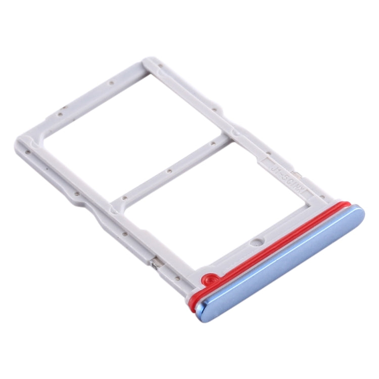 SIM Card Tray + NM Card Tray for Huawei Honor 30S / Nova 7 SE (Blue)