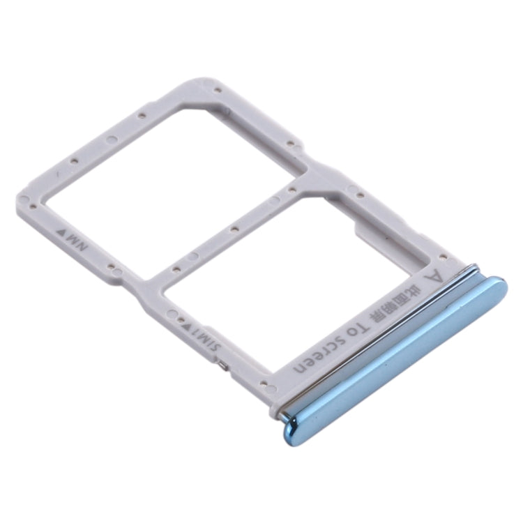 SIM Card Tray + NM Card Tray for Huawei Honor 20 Lite (Light Blue)