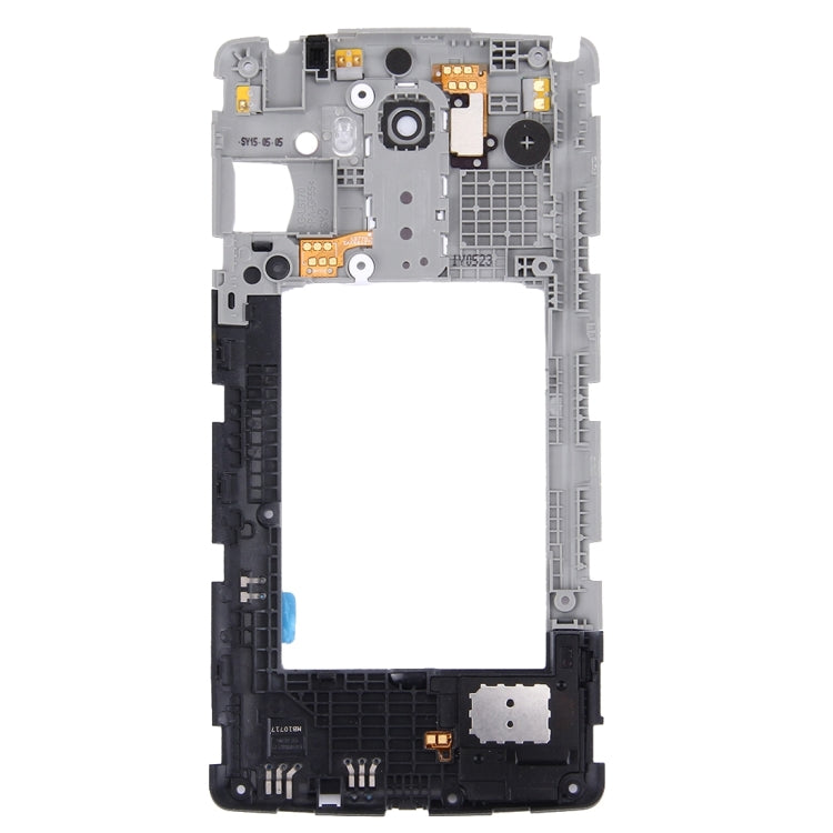 Back Plate Housing Camera Lens Panel with Speaker Ringer for LG G Stylo / LS770 / H631 and G4 Stylus / H635 (Black)