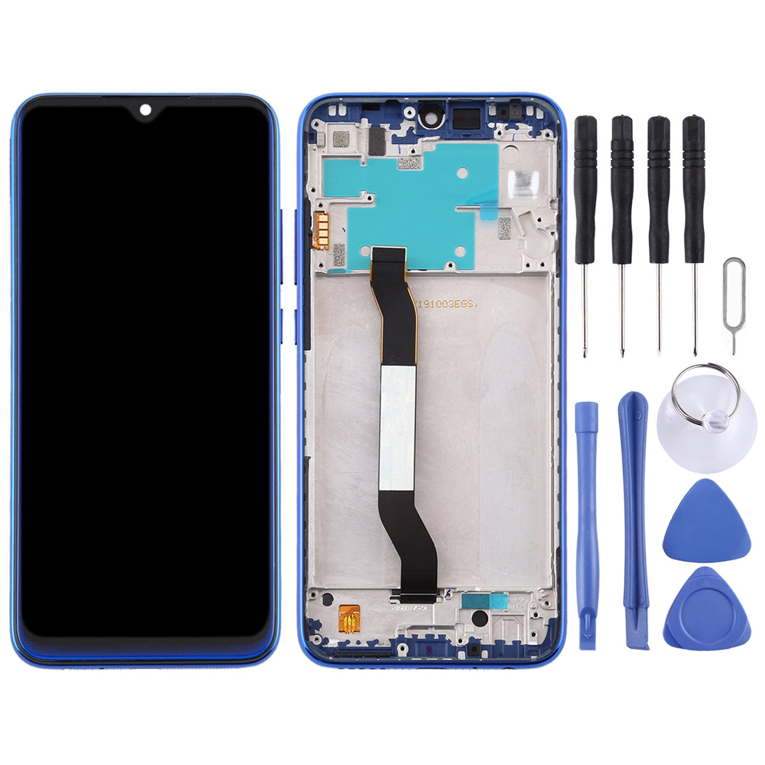 Pantalla Completa LCD + Tactil + Marco Xiaomi Redmi Note 8 Azul