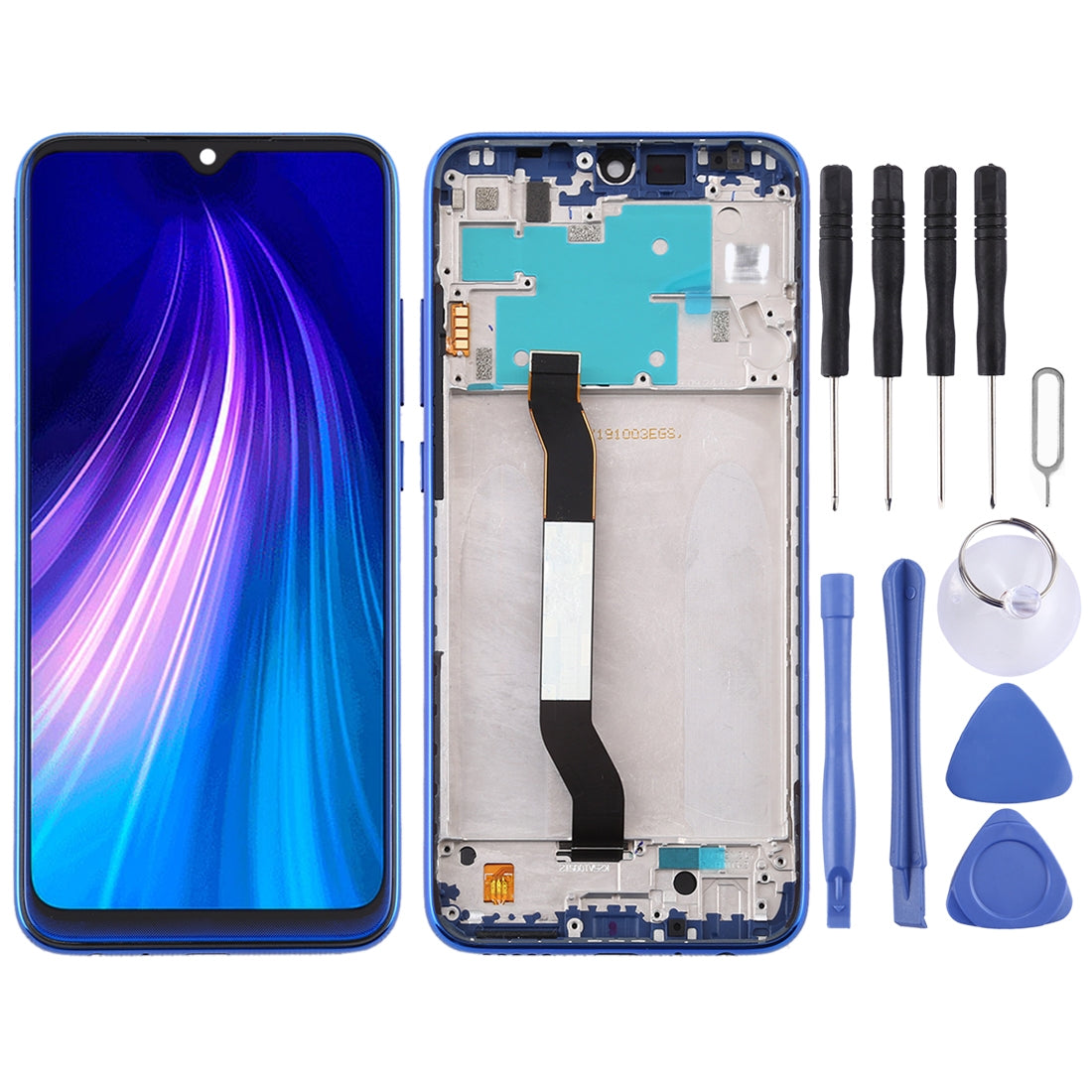 Pantalla Completa LCD + Tactil + Marco Xiaomi Redmi Note 8 Azul