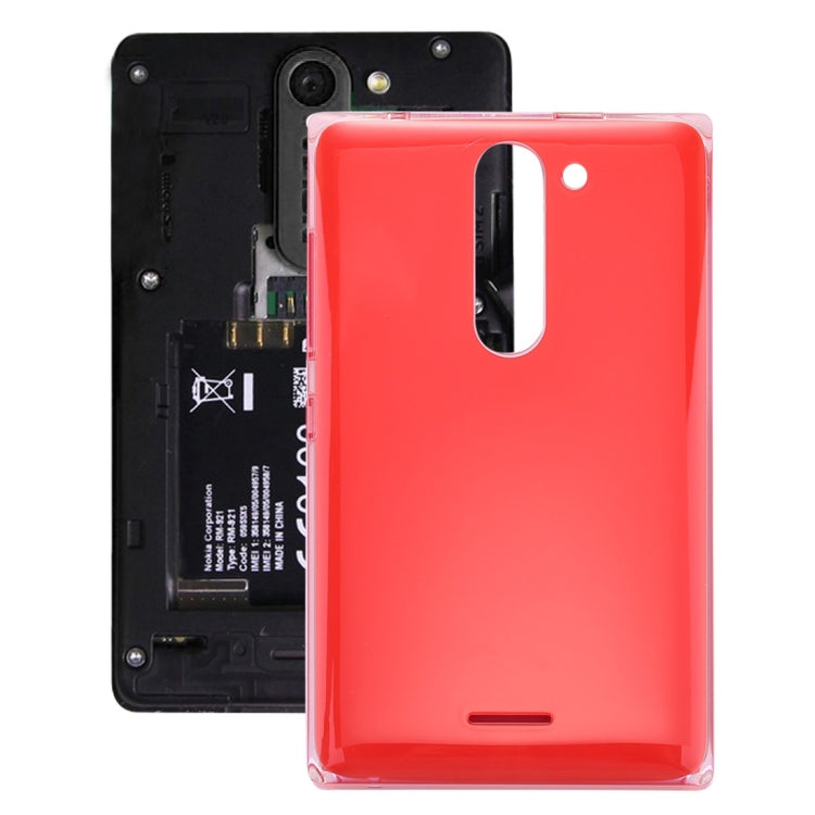 Tapa Trasera de Batería Dual SIM Para Nokia Asha 502 (Rojo)