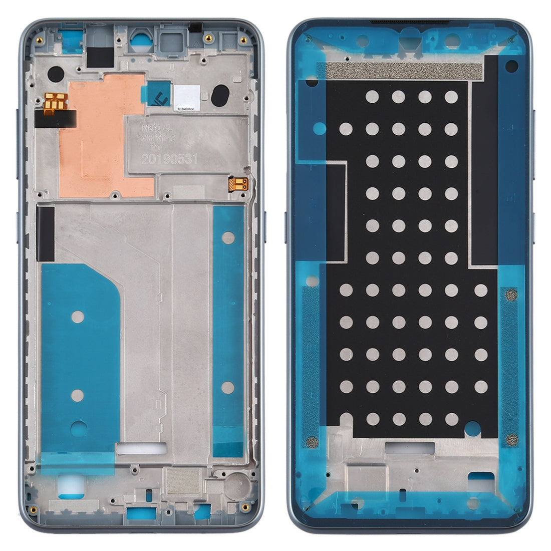 Chassis Middle Frame LCD Nokia 7.2 6.2 TA-1196 TA-1198 TA-1200 Silver
