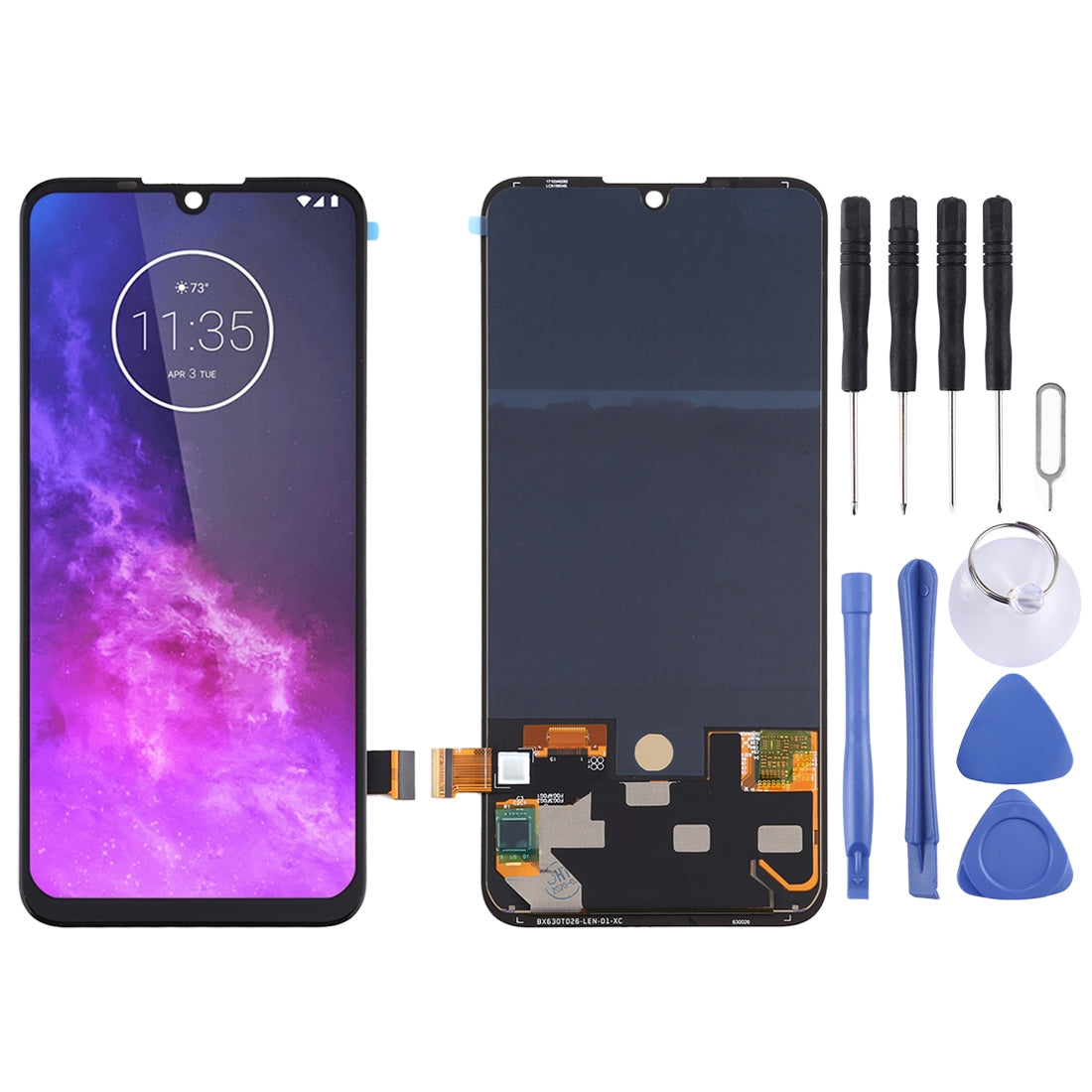 Pantalla LCD + Tactil Digitalizador Motorola One Zoom Negro