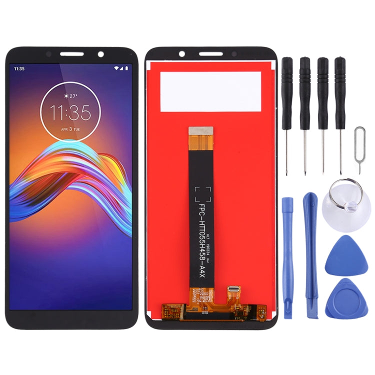 Montaje Completo de Pantalla LCD y Digitalizador Para Motorola Moto E6 Play (Negro)