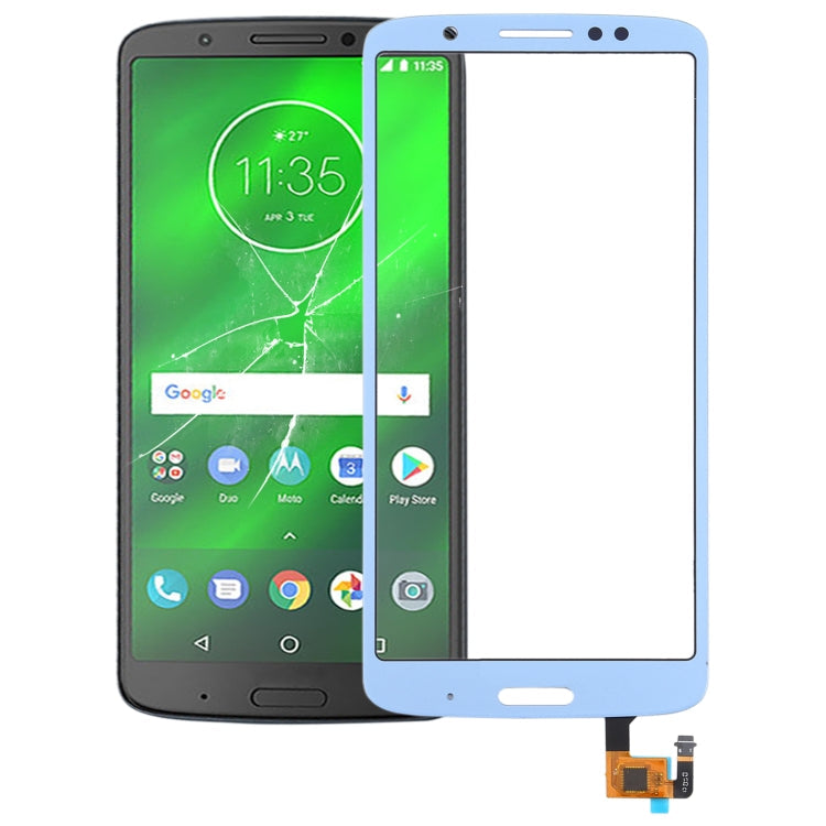 Écran tactile pour Motorola Moto G6 Plus (Bleu)