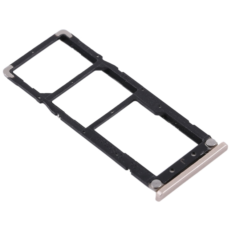 2 SIM Card Tray + Micro SD Card Tray for Xiaomi Redmi Note 5A (Gold)