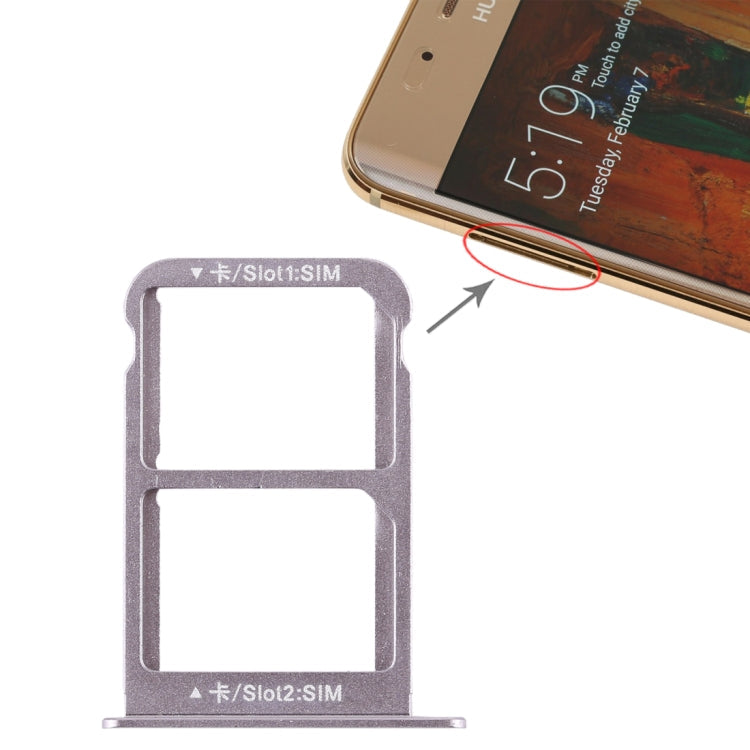 SIM Card Tray + SIM Card Tray for Huawei Mate 9 Pro (Grey)