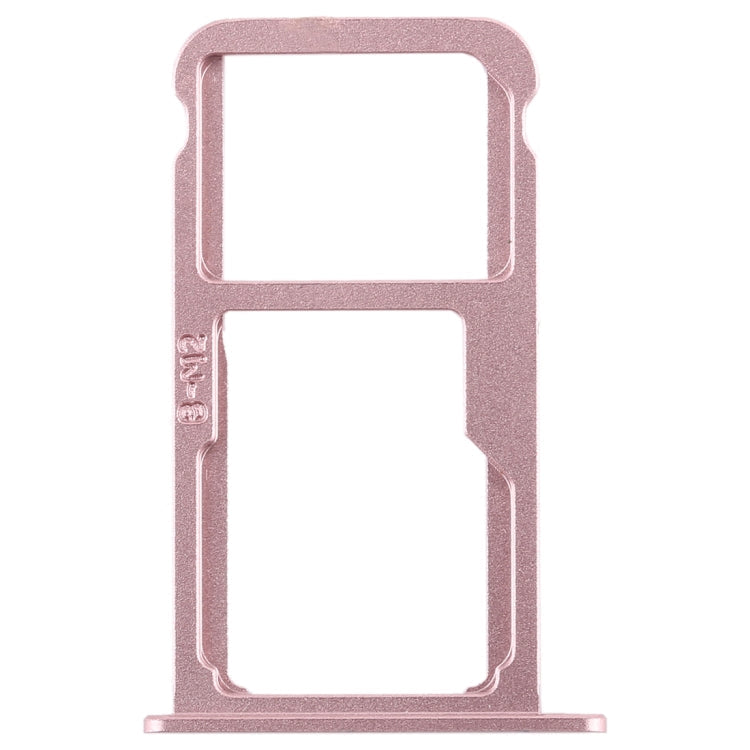SIM Card Tray + SIM Card / Micro SD Card Tray for Huawei G9 Plus (Pink)