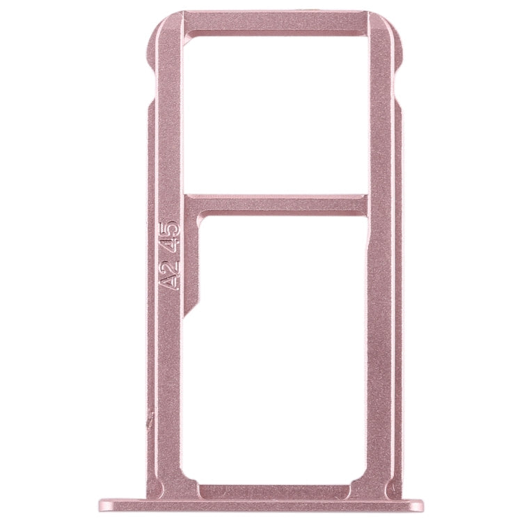 SIM Card Tray + SIM Card / Micro SD Card Tray for Huawei G9 Plus (Pink)