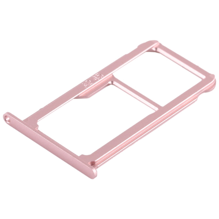 SIM Card Tray + SIM Card / Micro SD Card Tray for Huawei G9 Plus (Pink)