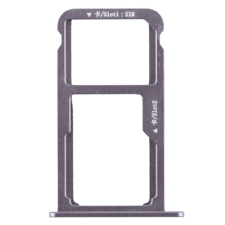 SIM Card Tray + SIM Card / Micro SD Card Tray for Huawei G9 Plus (Grey)