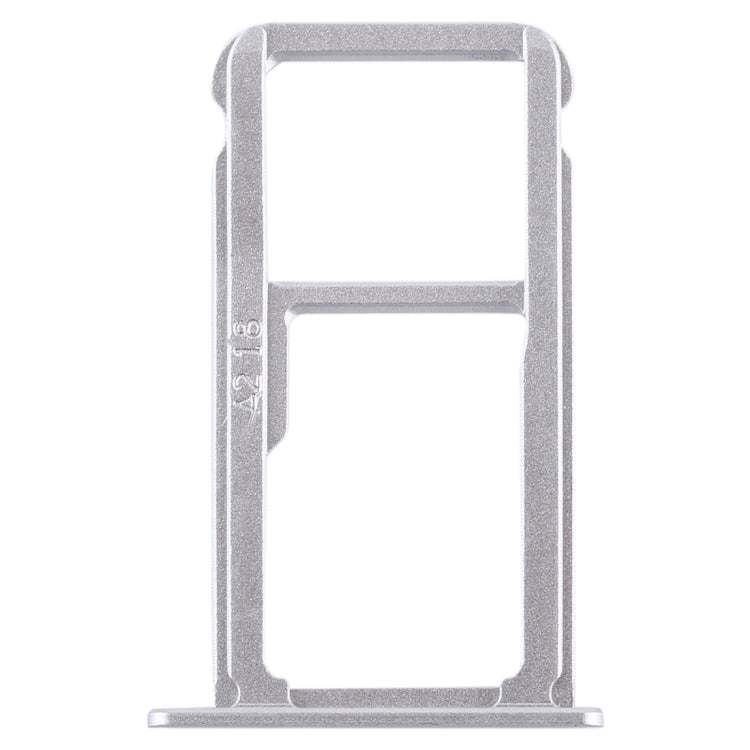 SIM Card Tray + SIM Card / Micro SD Card Tray for Huawei G9 Plus (Silver)