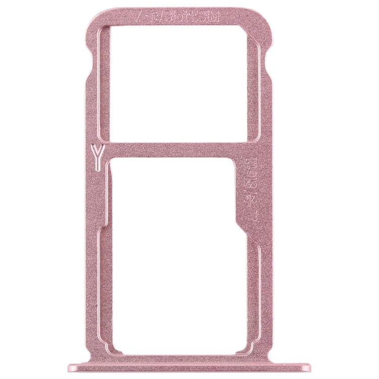 SIM Card Tray + SIM Card / Micro SD Card Tray for Huawei Honor 8 (Pink)