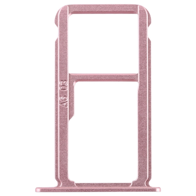 SIM Card Tray + SIM Card / Micro SD Card Tray for Huawei Honor 8 (Pink)