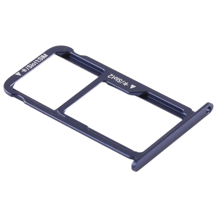 SIM Card Tray + SIM Card / Micro SD Card Tray for Huawei Honor 8 (Blue)