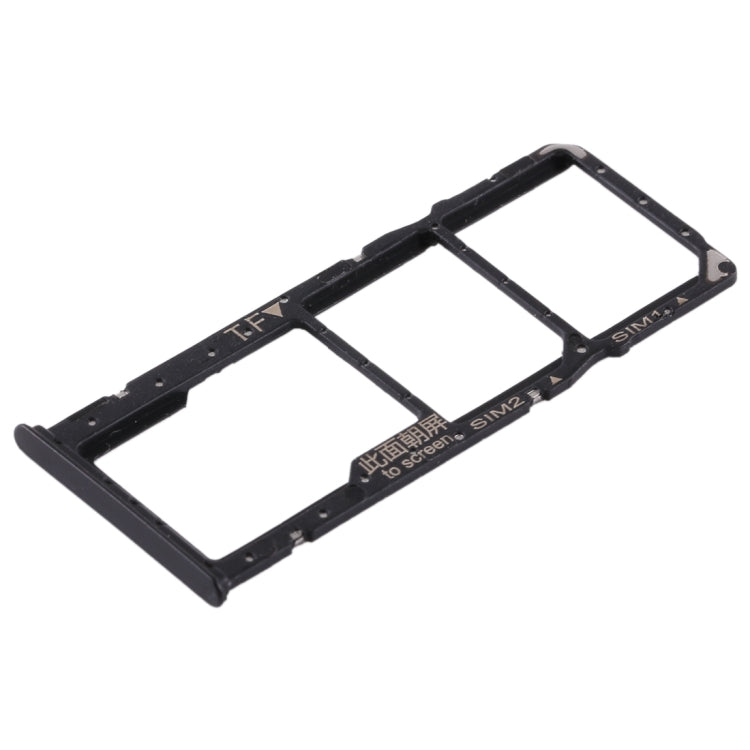 2 SIM Card Tray + Micro SD Card Tray for Huawei Enjoy 8 Plus (Black)