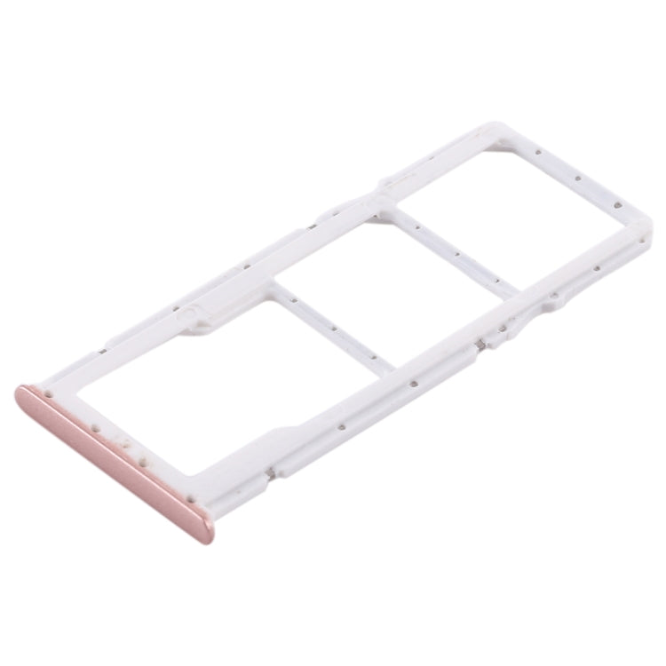 2 SIM Card Tray + Micro SD Card Tray for Huawei Enjoy 8 Plus (Pink)