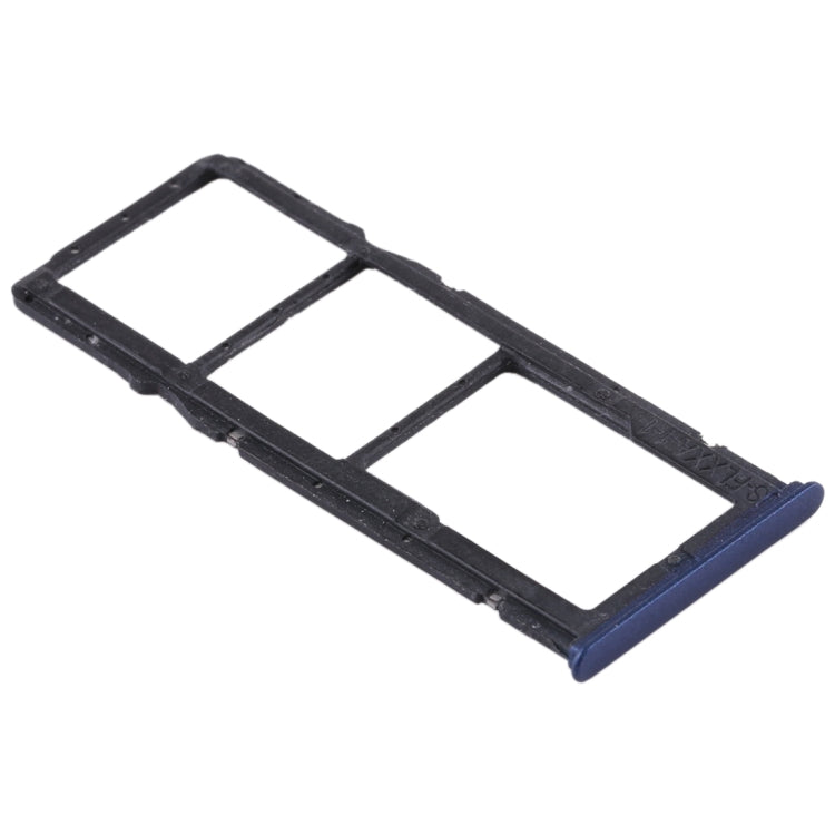 2 SIM Card Tray + Micro SD Card Tray for Huawei Enjoy 8 Plus (Blue)