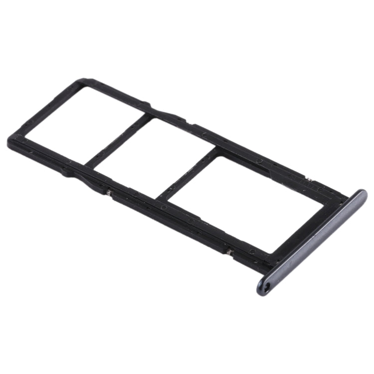 SIM Card Tray + SIM Card Tray + Micro SD Card for Huawei Honor 7A (Black)