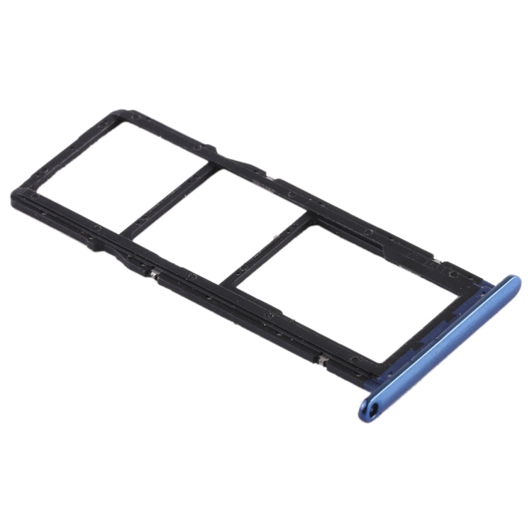 Plateau de carte SIM + plateau de carte SIM + carte Micro SD pour Huawei Honor 7A (bleu)