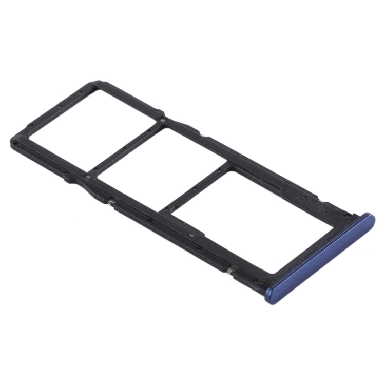 2 SIM Card Tray + Micro SD Card Tray For Huawei Honor Play 7C (Blue)