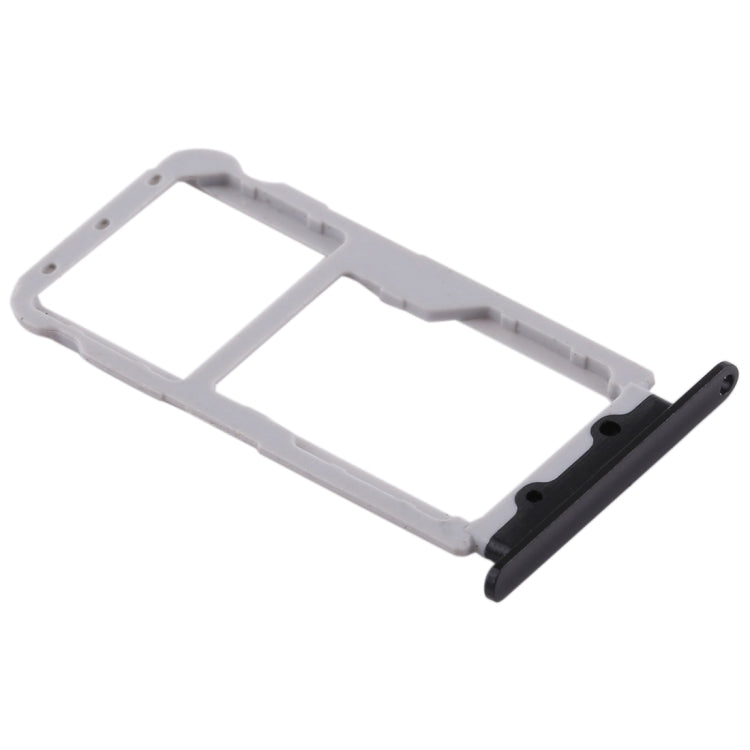 2 SIM Card Tray / Micro SD Card Tray for Huawei Nova 2s (Black)