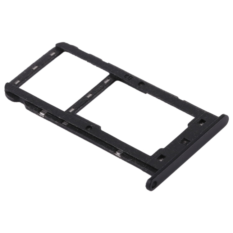 SIM Card Tray + SIM Card / Micro SD Card Tray for Huawei Enjoy 7 (Black)