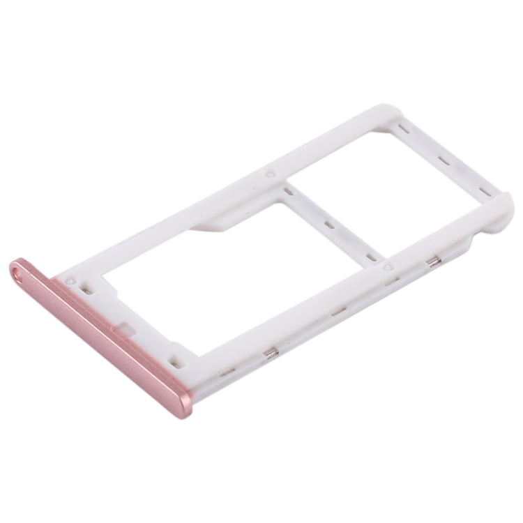 SIM Card Tray + SIM Card / Micro SD Card Tray for Huawei Enjoy 7 (Pink)