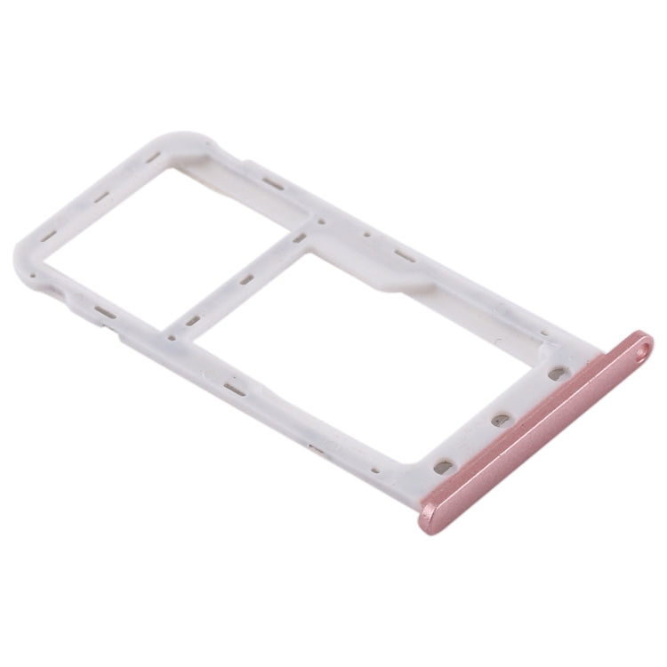 SIM Card Tray + SIM Card / Micro SD Card Tray for Huawei Enjoy 7 (Pink)