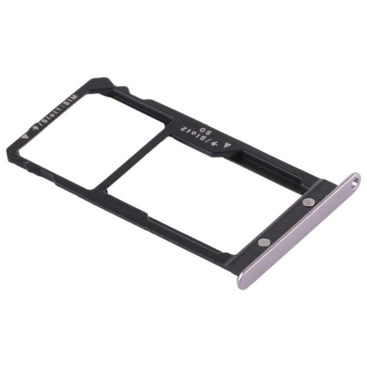 Bandeja de Tarjeta SIM + Bandeja de Tarjeta SIM / Tarjeta Micro SD Para Huawei G8 (Gris)