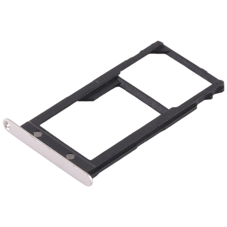 SIM Card Tray + SIM Card / Micro SD Card Tray for Huawei G8 (Silver)