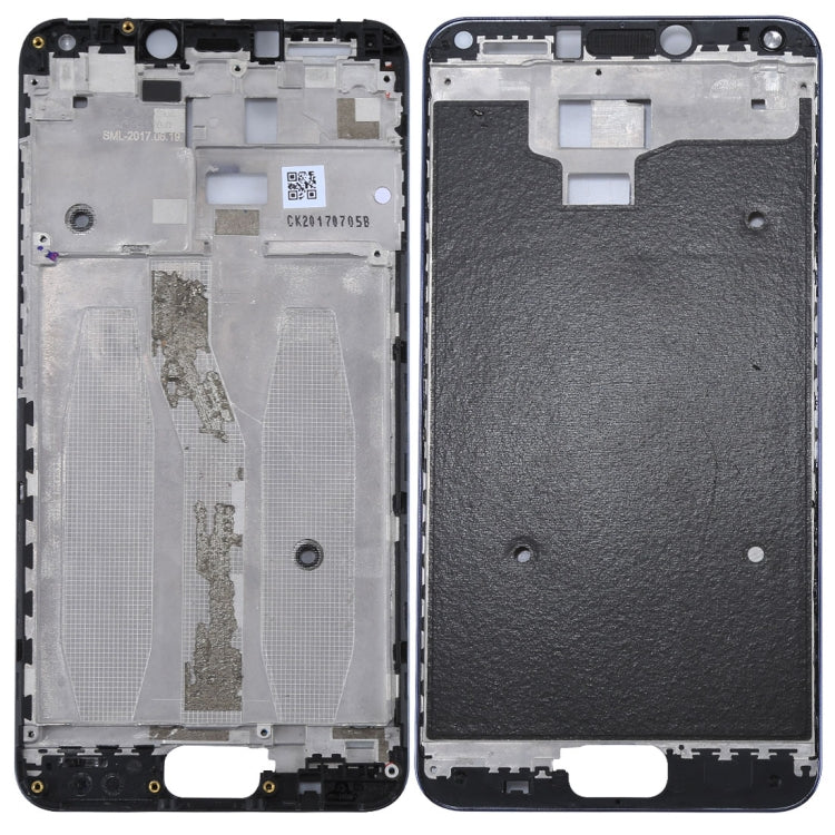 Plaque de lunette du cadre LCD du boîtier avant pour Asus Zenfone 4 Max ZC554KL (noir)