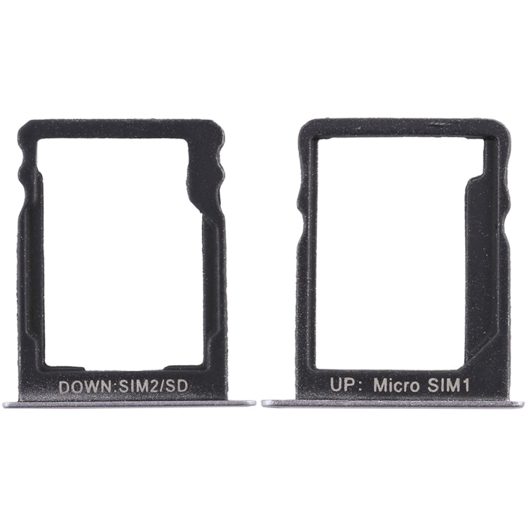 SIM Card Tray + SIM Card / Micro SD Card Tray for Huawei Enjoy 5S (Grey)