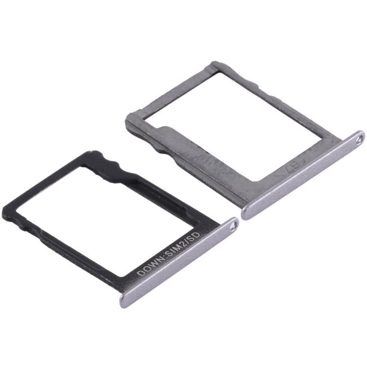 Bandeja de Tarjeta SIM + Bandeja de Tarjeta SIM / Tarjeta Micro SD Para Huawei Enjoy 5S (Gris)