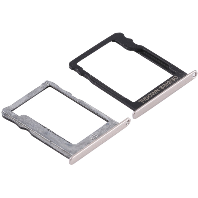 Plateau de carte SIM + plateau de carte SIM / carte Micro SD pour Huawei Enjoy 5S (or)