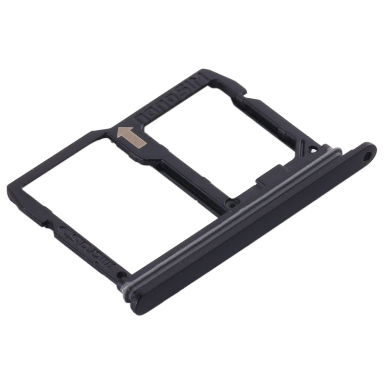 Nano SIM Card Tray + Micro SD Card Tray LG Stylo 4 / Q Stylus Q710 / LM-Q710CS / LM-Q710MS / LM-Q710ULS / LM-Q710ULM / LM-Q710TS / LM-Q710WA (Black)