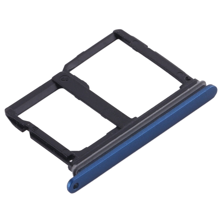 Nano SIM Card Tray + Micro SD Card Tray LG Stylo 4 / Q Stylus Q710 / LM-Q710CS / LM-Q710MS / LM-Q710ULS / LM-Q710ULM / LM-Q710TS / LM-Q710WA (Blue)