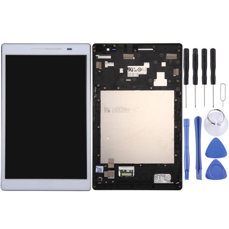 Complete LCD Screen and Digitizer Assembly with Frame for Asus ZenPad 8.0 / Z380C / Z380CX / P022 (White)