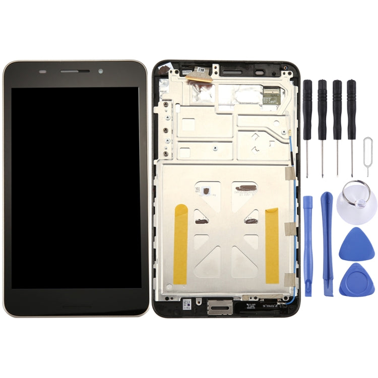 LCD Screen and Digitizer Full Assembly with Frame for Asus Memo Pad 7 LTE / ME375 (Black)