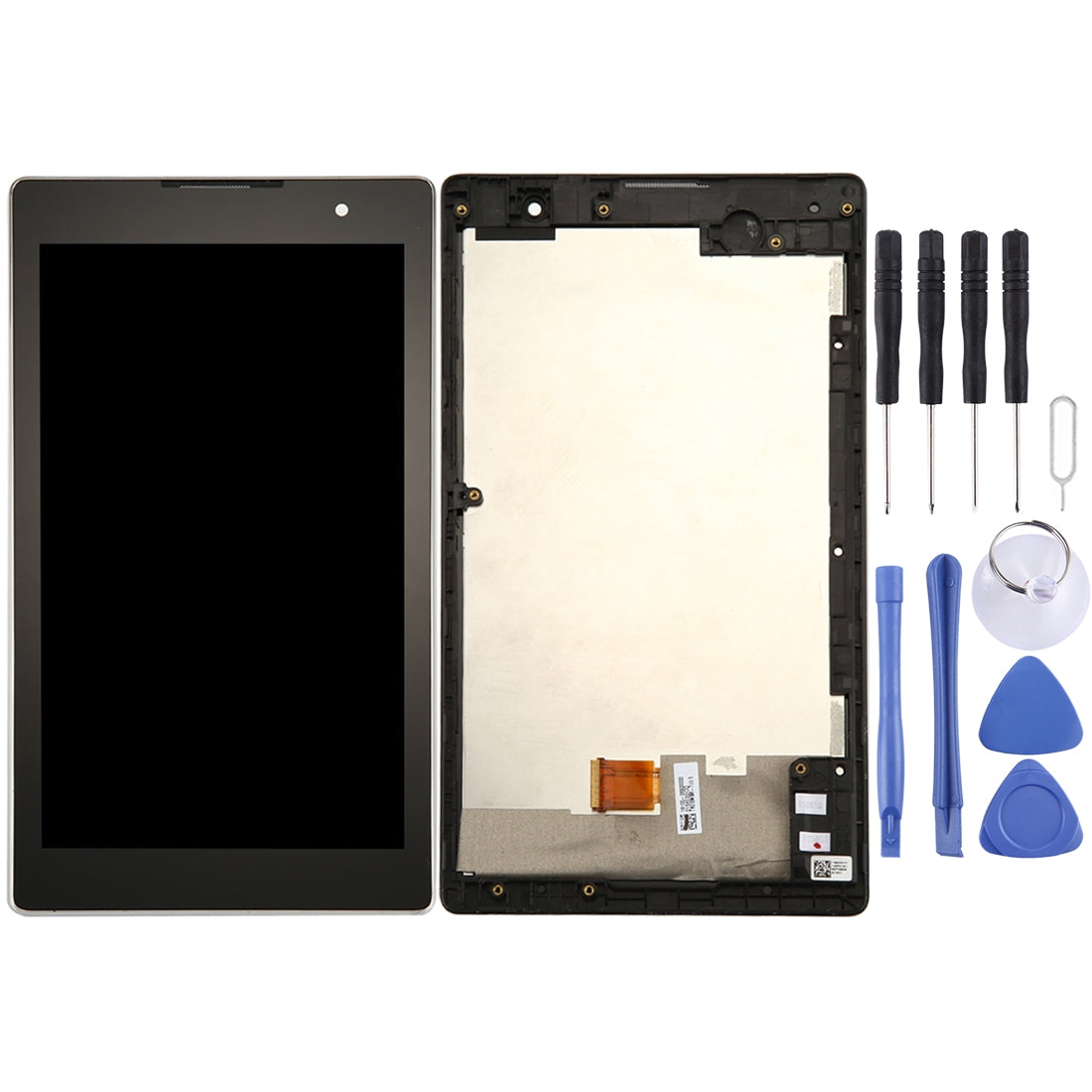 Ecran complet LCD + Tactile + Châssis Asus ZenPad C 7.0 Z170C Noir