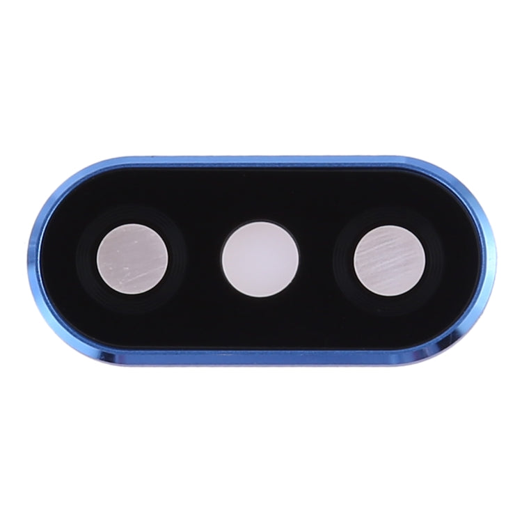 10 caches d'objectif de caméra PCS pour Xiaomi Redmi Note 6 Pro (Bleu)