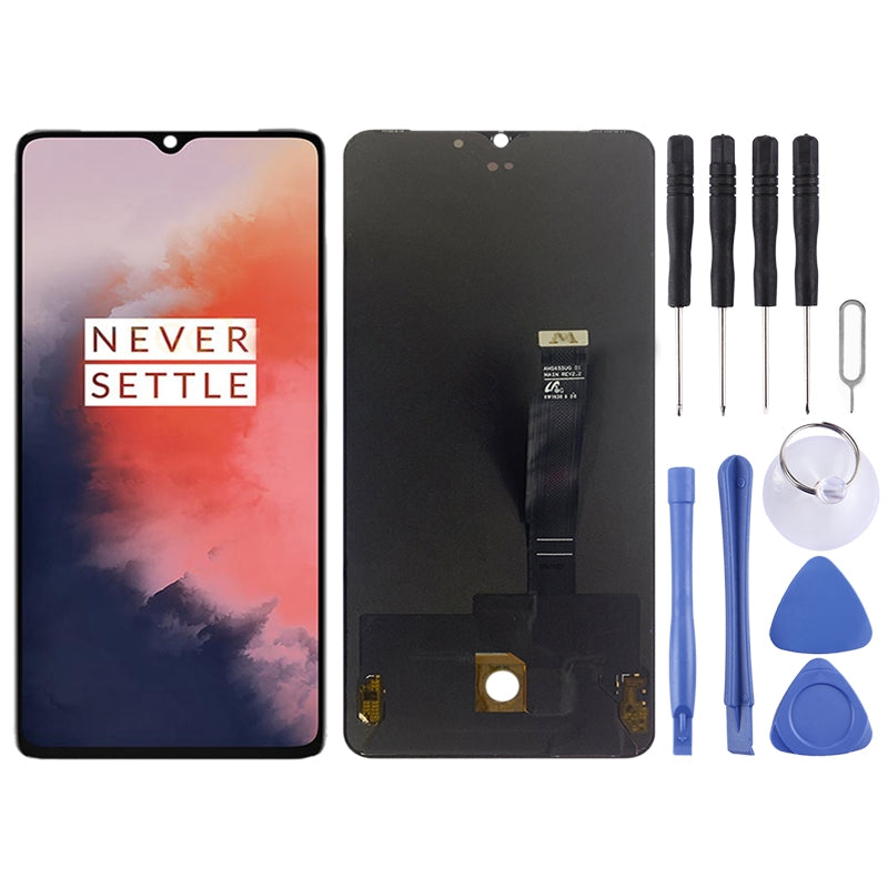Ecran LCD + Numériseur Tactile (Version Amoled) OnePlus 7T Noir